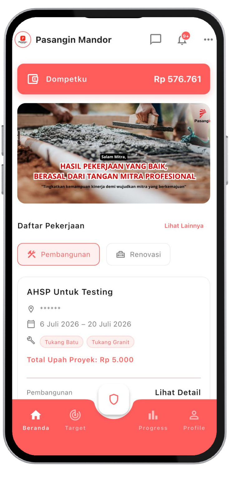 Aplikasi Mobile Pasangin 2