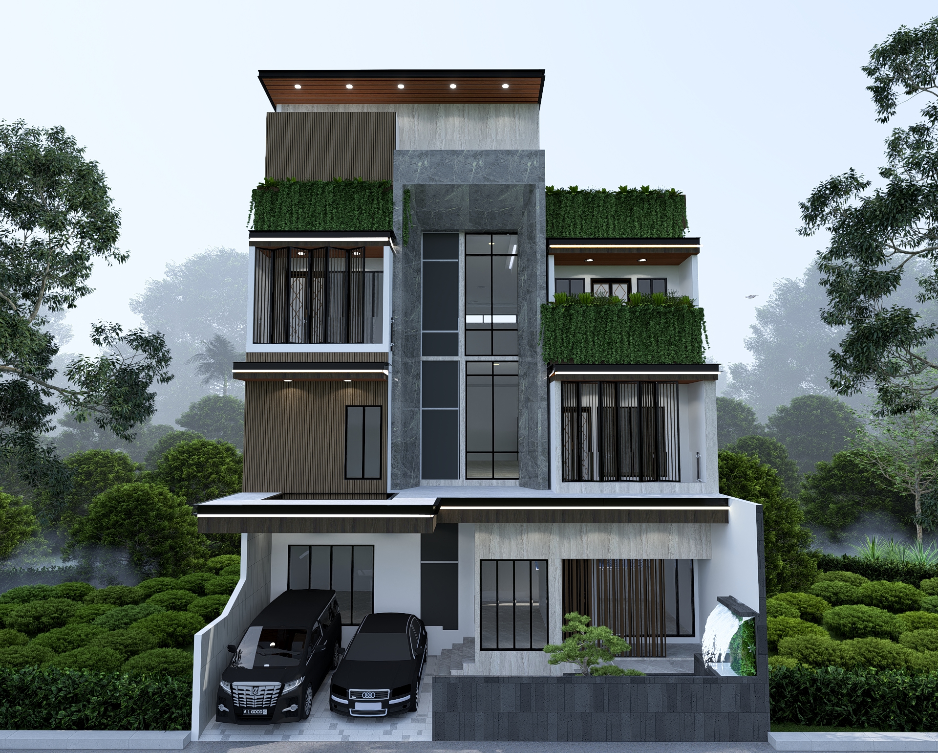 Desain Arsitektur Modern Indrayata Pasangin